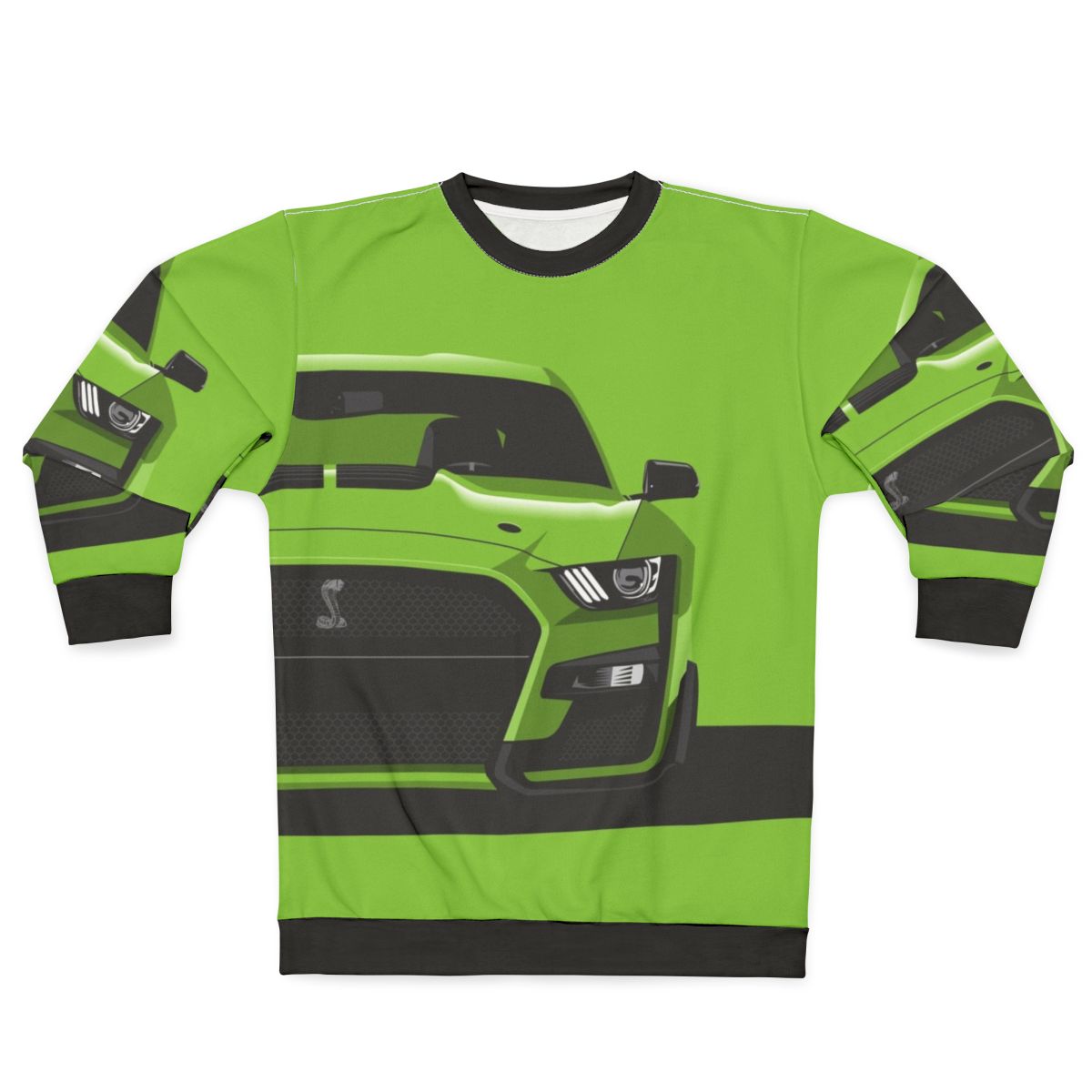 Shelby GT 500 Grabber Lime Sweatshirt