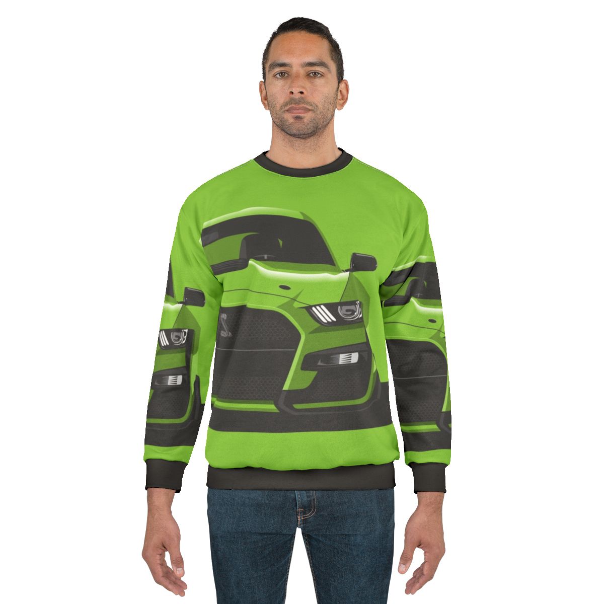 Shelby GT 500 Grabber Lime Sweatshirt