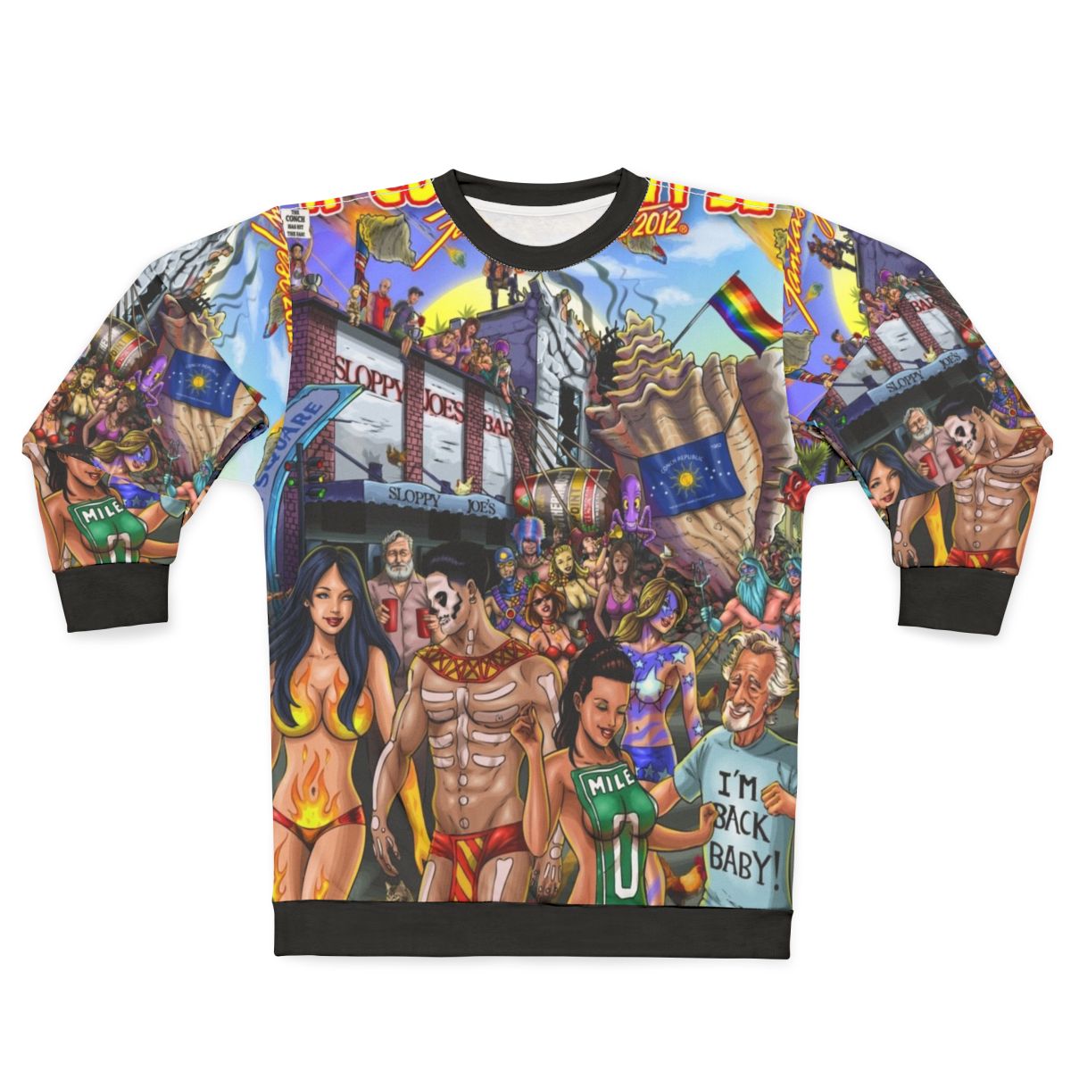 Shevibe's Key West Fantasy Fest Superhero Sweatshirt