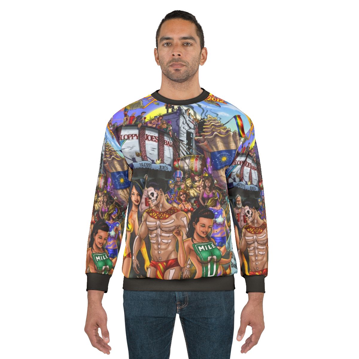 Shevibe's Key West Fantasy Fest Superhero Sweatshirt