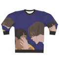Young Royals Sweatshirt featuring minimal line art design of characters Edvin and Omar