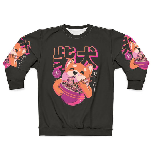Shiba dog ramen noodle sweatshirt