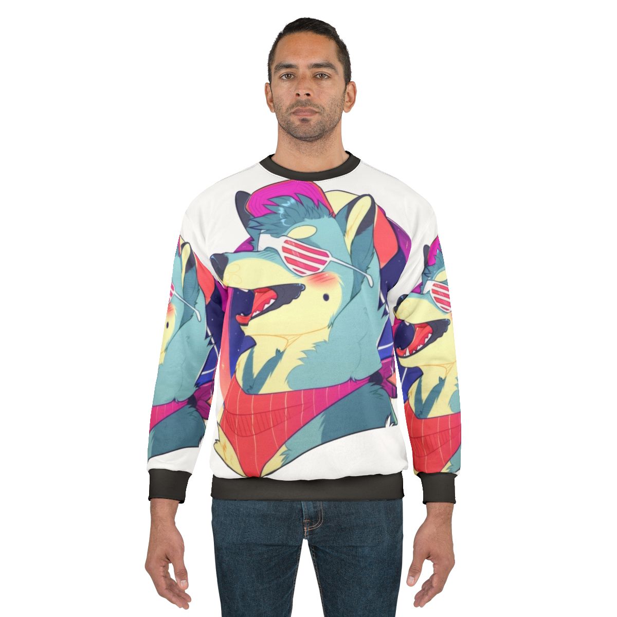 Shiba Inu Sweatshirt with Cute Dog Design