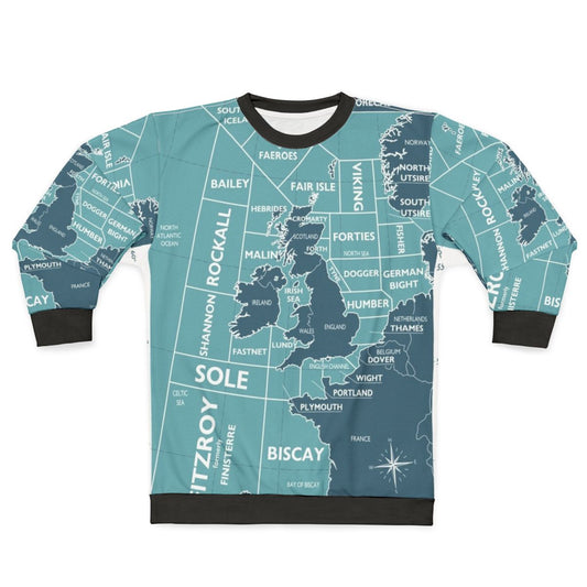 Shipping Forecast Regions Sweatshirt with Met Office Branding