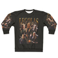 Retro Legolas sweatshirt featuring Orlando Bloom's iconic character from Lord of the Rings