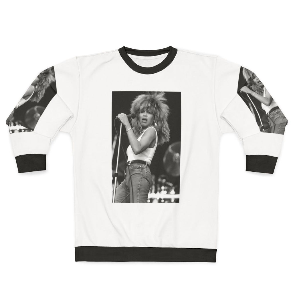 Vintage-style "Show Tina" sweatshirt featuring Ike Turner, the legendary music icon