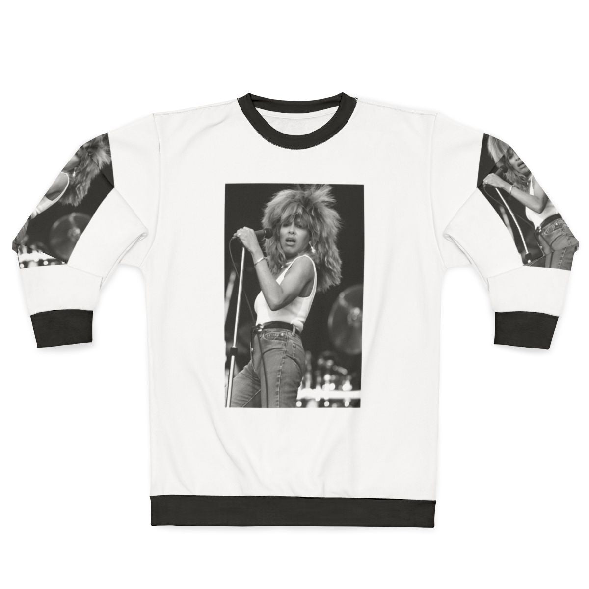 Vintage-style "Show Tina" sweatshirt featuring Ike Turner, the legendary music icon