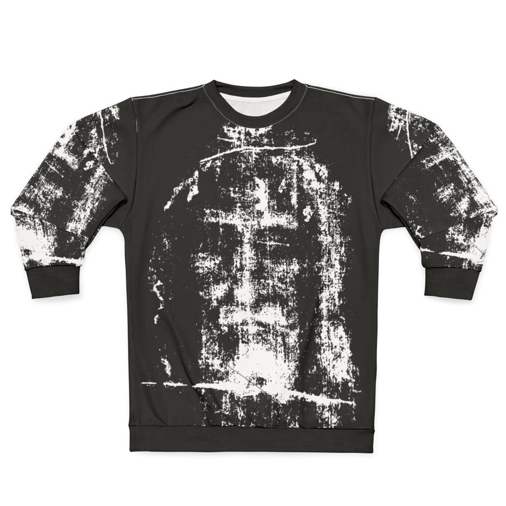 Jesus Christ Face Shroud of Turin Sweatshirt