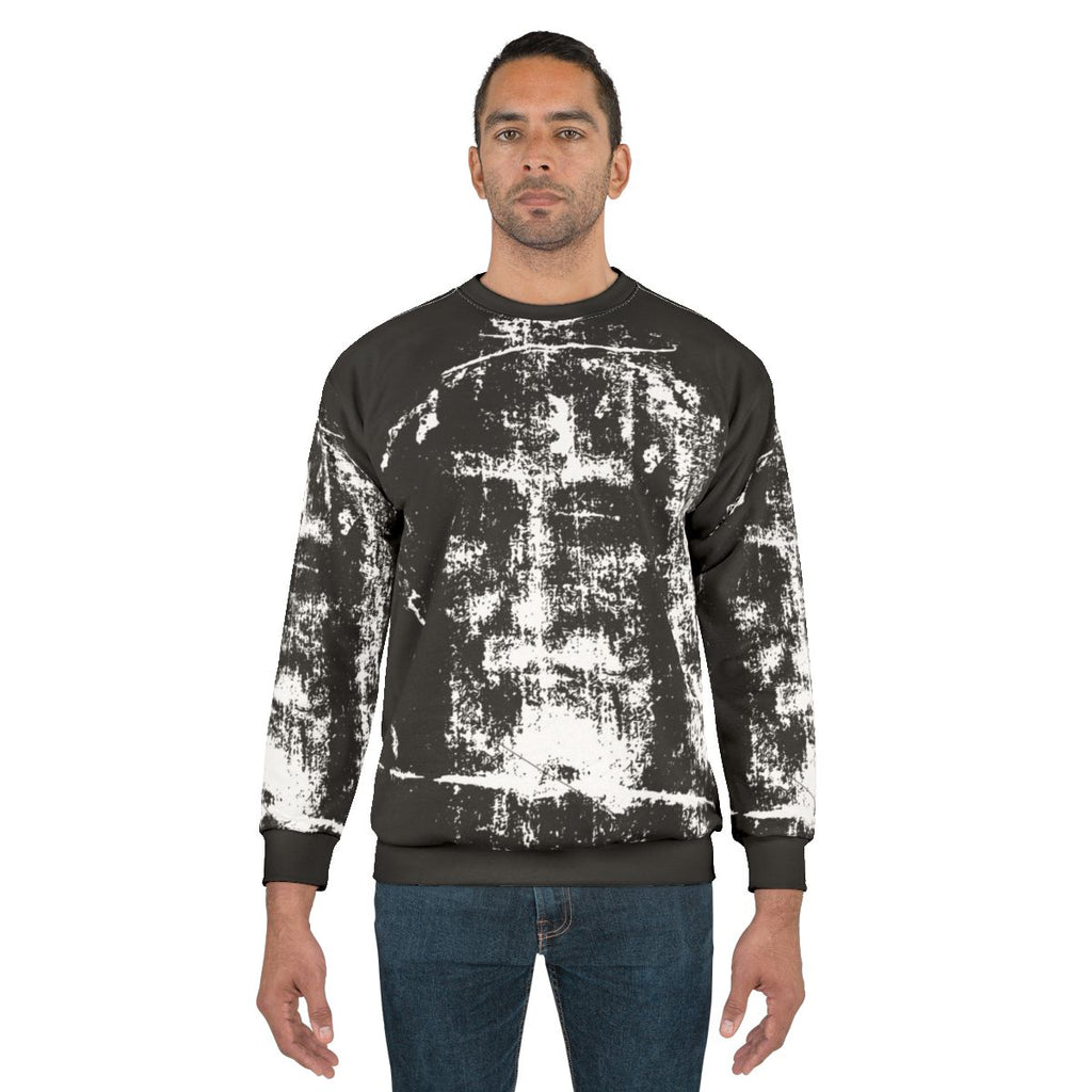 Jesus Christ Face Shroud of Turin Sweatshirt