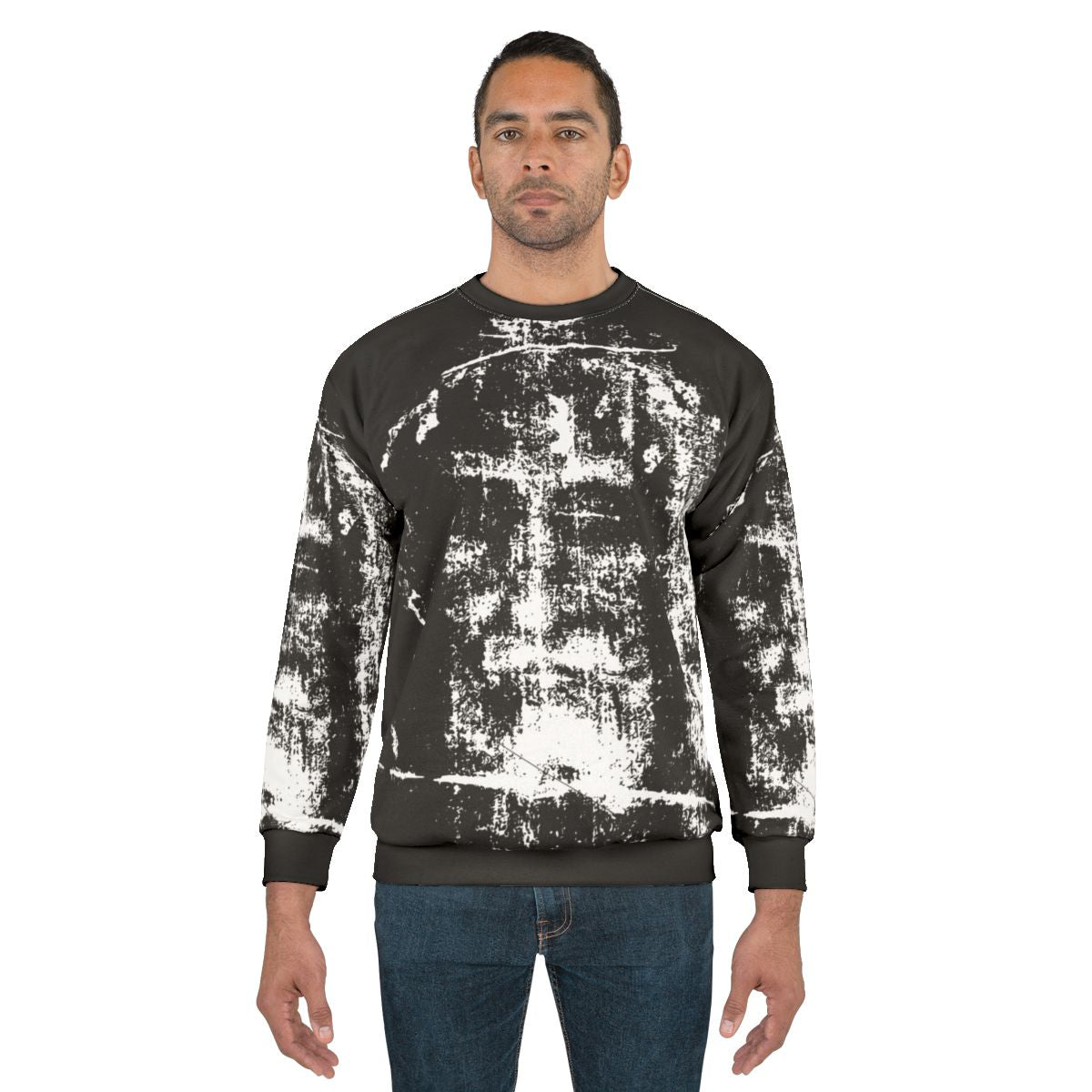 Jesus Christ Face Shroud of Turin Sweatshirt