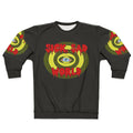 Retro 90s "Sick Sad World" grunge-style sweatshirt with eye and television graphics