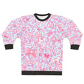 Sickly Sweet Pastel Goth Sweatshirt with Medical Horror Kawaii Vibes
