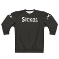 Satirical "Sicko" sweatshirt with political cartoon meme design