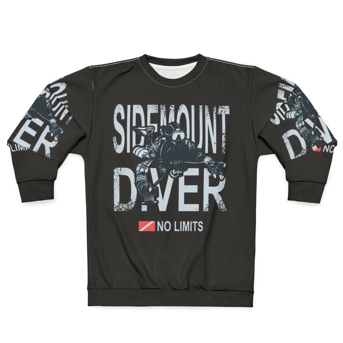 Sidemount diver technical diving sweatshirt