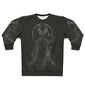 Gray wolf sweatshirt with Nordic mythology design