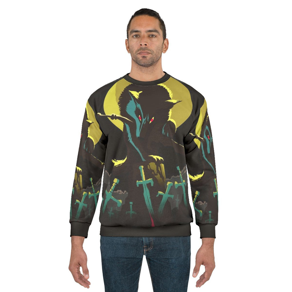 Sif the Great Grey Wolf Dark Souls Sweatshirt