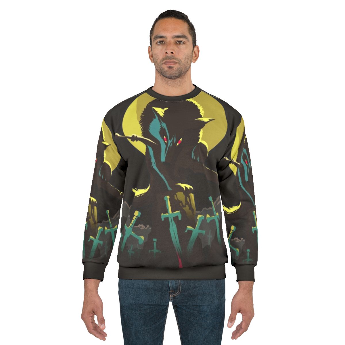 Sif the Great Grey Wolf Dark Souls Sweatshirt