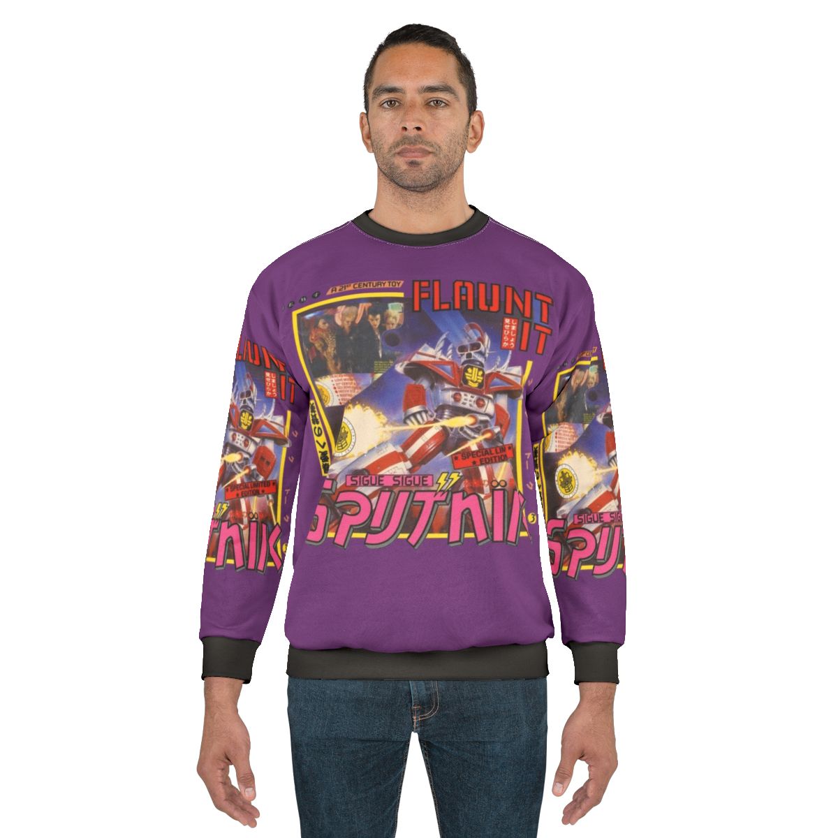 Sigue Sigue Sputnik 80s Electro Punk Graphic Sweatshirt