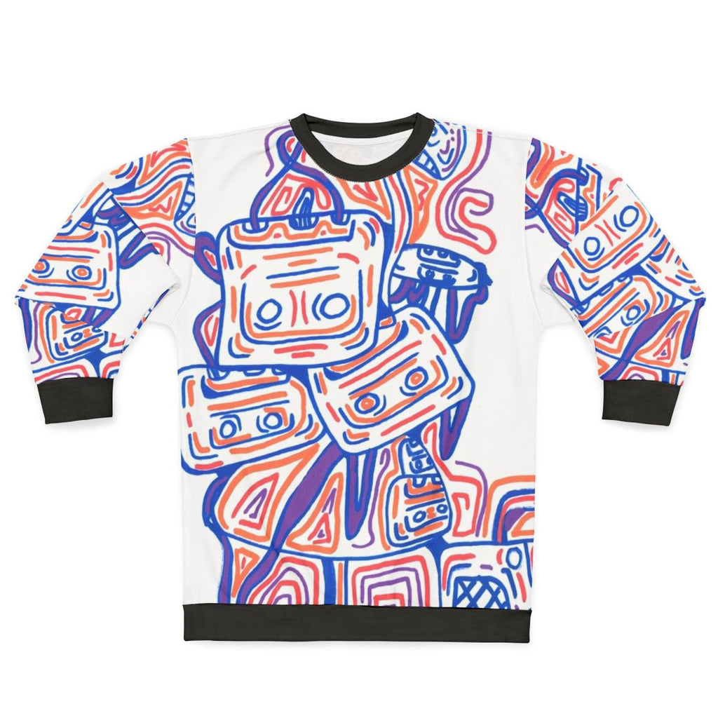 Retro Sikes Tapes Graphic Design Sweatshirt