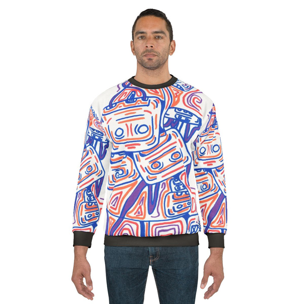 Retro Sikes Tapes Graphic Design Sweatshirt
