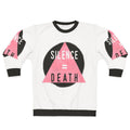 LGBTQ+ Pride Sweatshirt with "Silence Death" Graphic