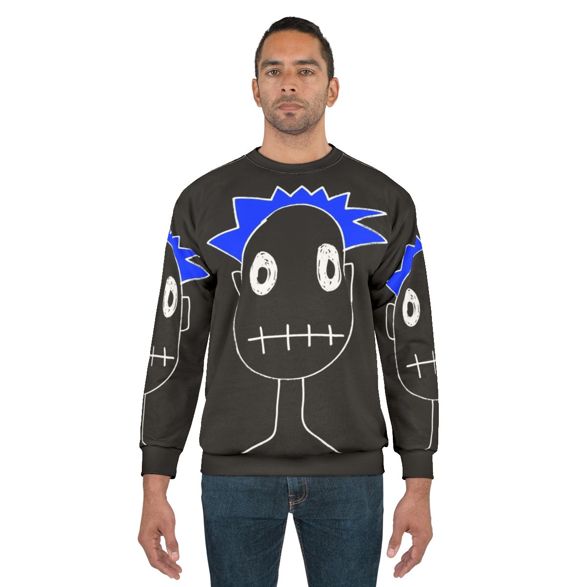 Blue funny boy sweatshirt