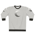 Crescent Moon Sweatshirt - Cosmic Fashion Apparel