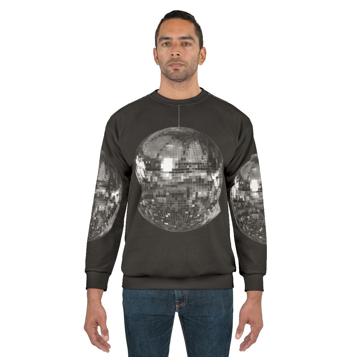 Silver Disco Ball Sweatshirt