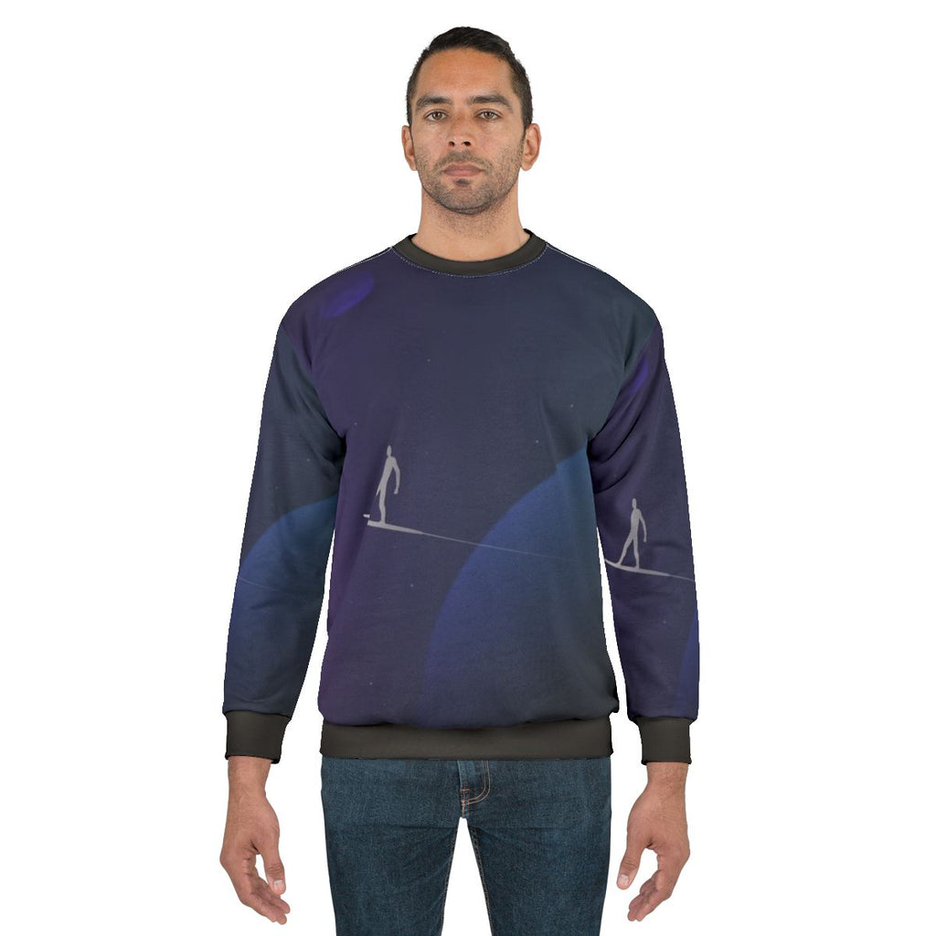 Silver Surfer minimal comic book art sweatshirt