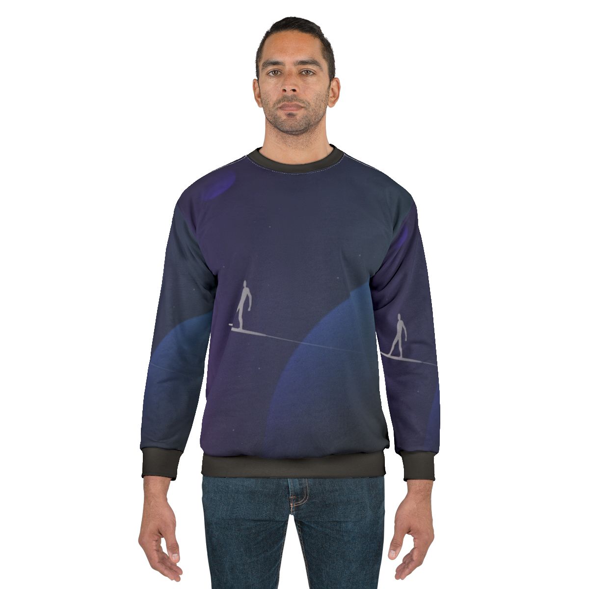 Silver Surfer minimal comic book art sweatshirt