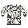 Silver Surfer Superhero Graphic Sweatshirt