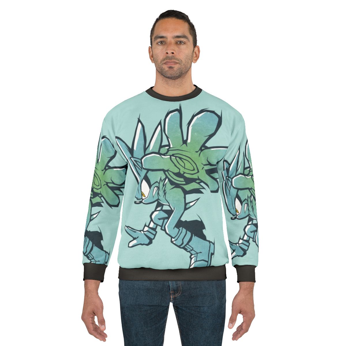 Silver Sonic the Hedgehog Sweatshirt