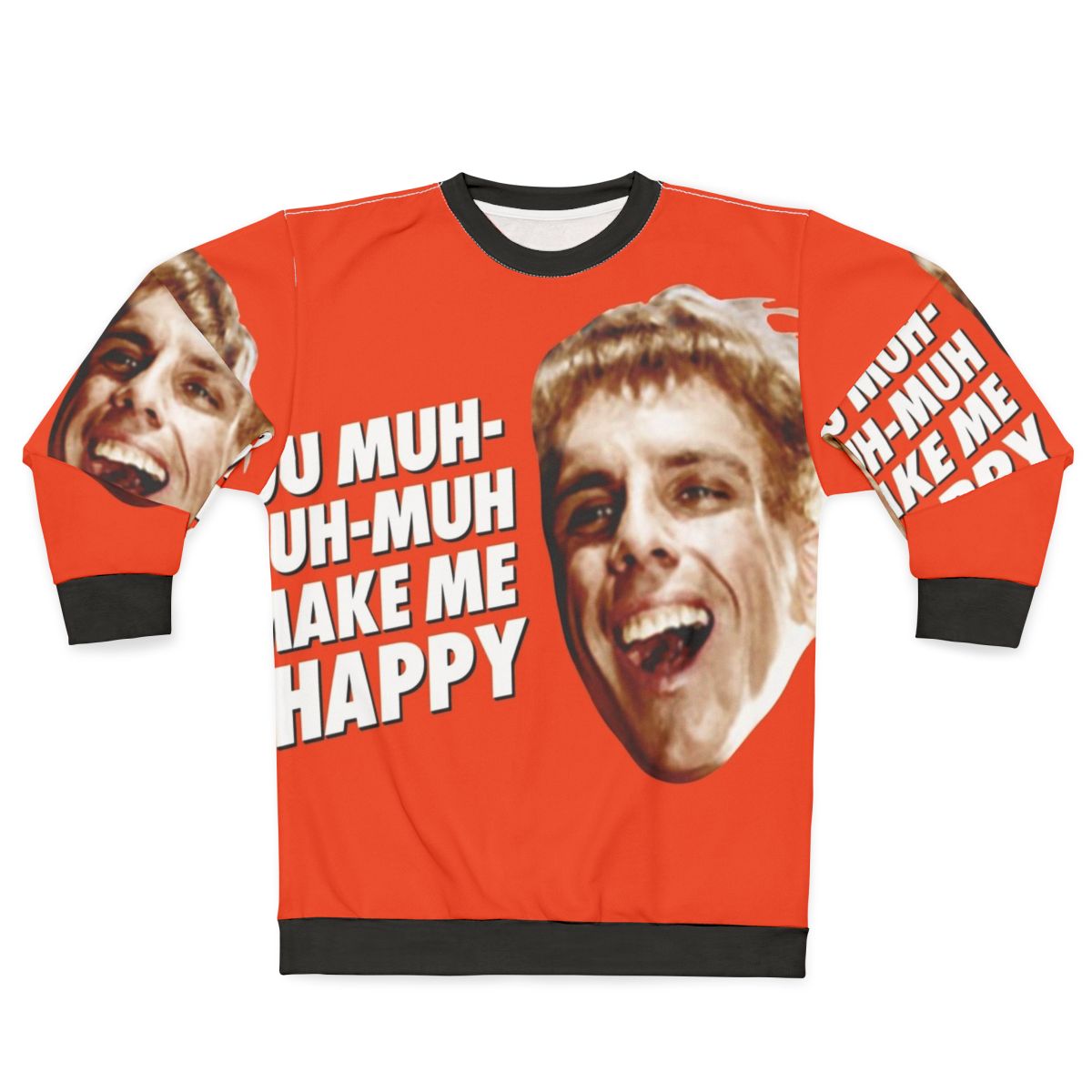 Simple Jack Zoolander Tropic Thunder Sweatshirt with Happy Meme