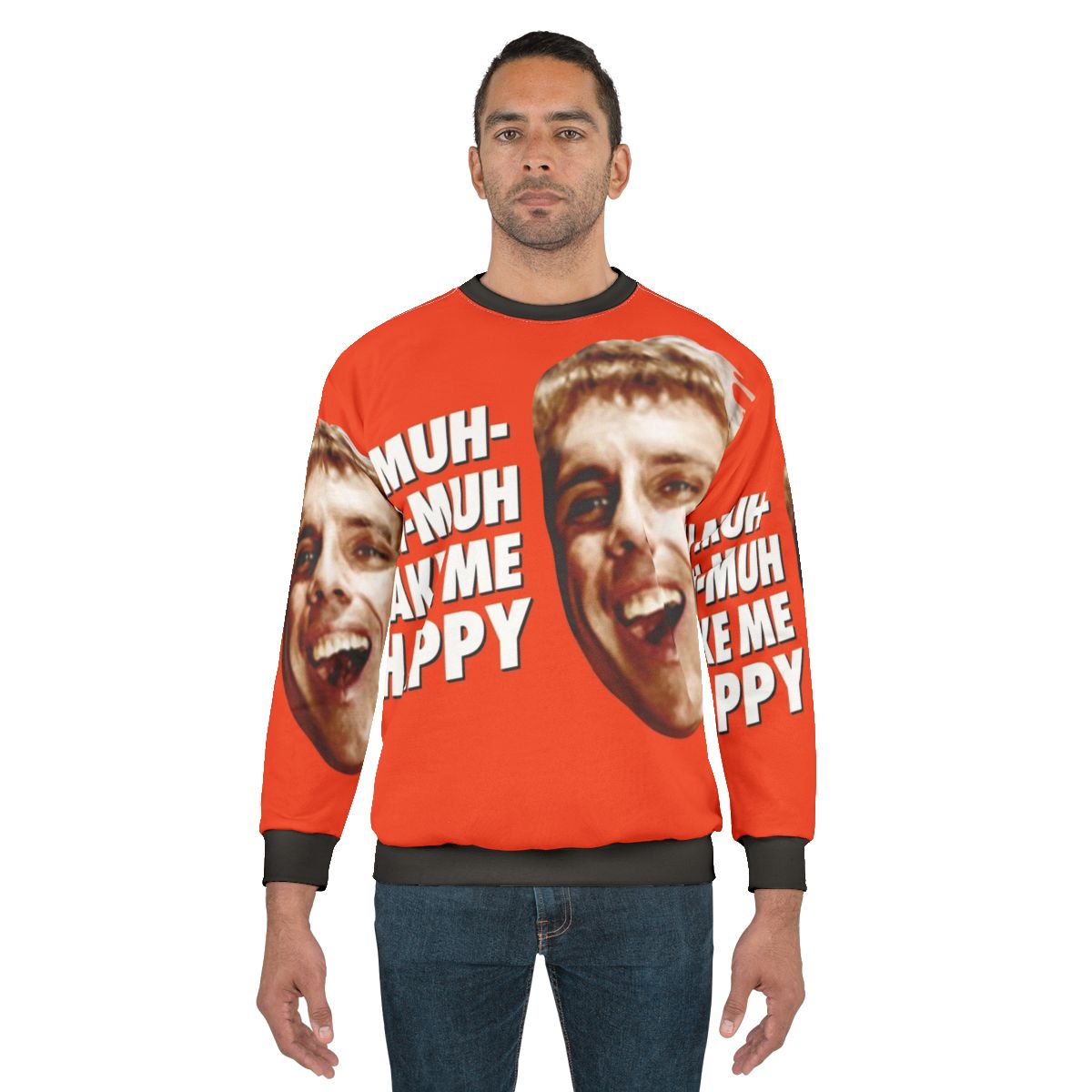 Simple Jack Zoolander Tropic Thunder Sweatshirt with Happy Meme