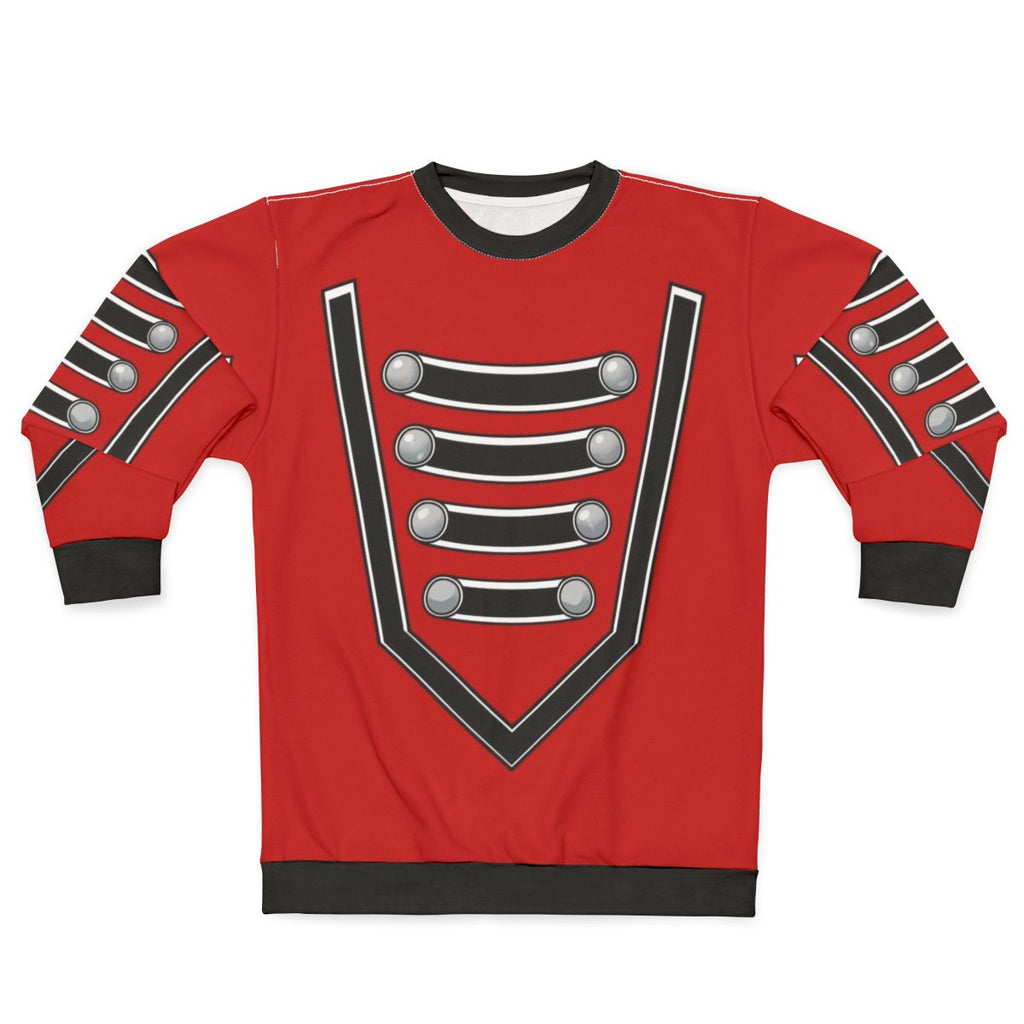Marching band sweatshirt with simple uniform pattern design