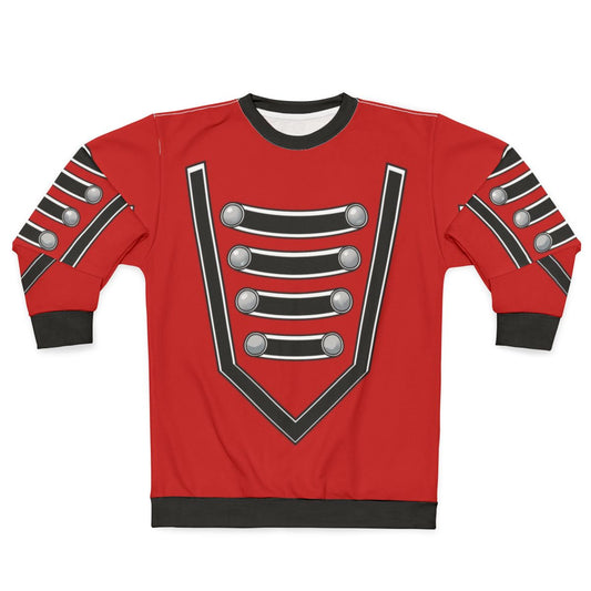 Marching band sweatshirt with simple uniform pattern design