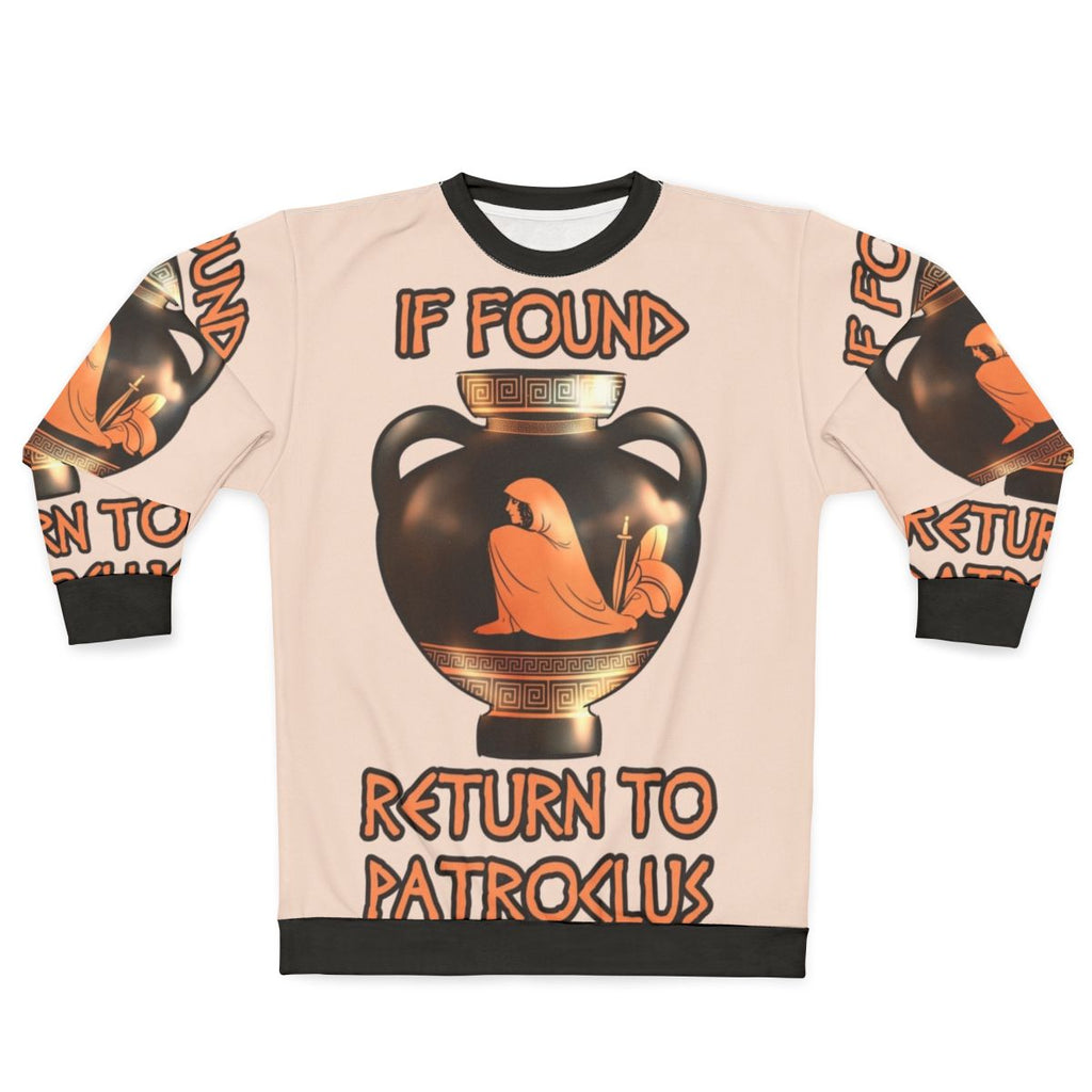 "Achilles and Patroclus Greek Mythology Sweatshirt"