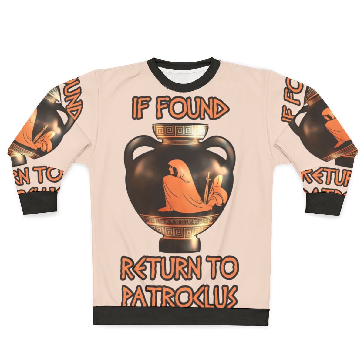 "Achilles and Patroclus Greek Mythology Sweatshirt"