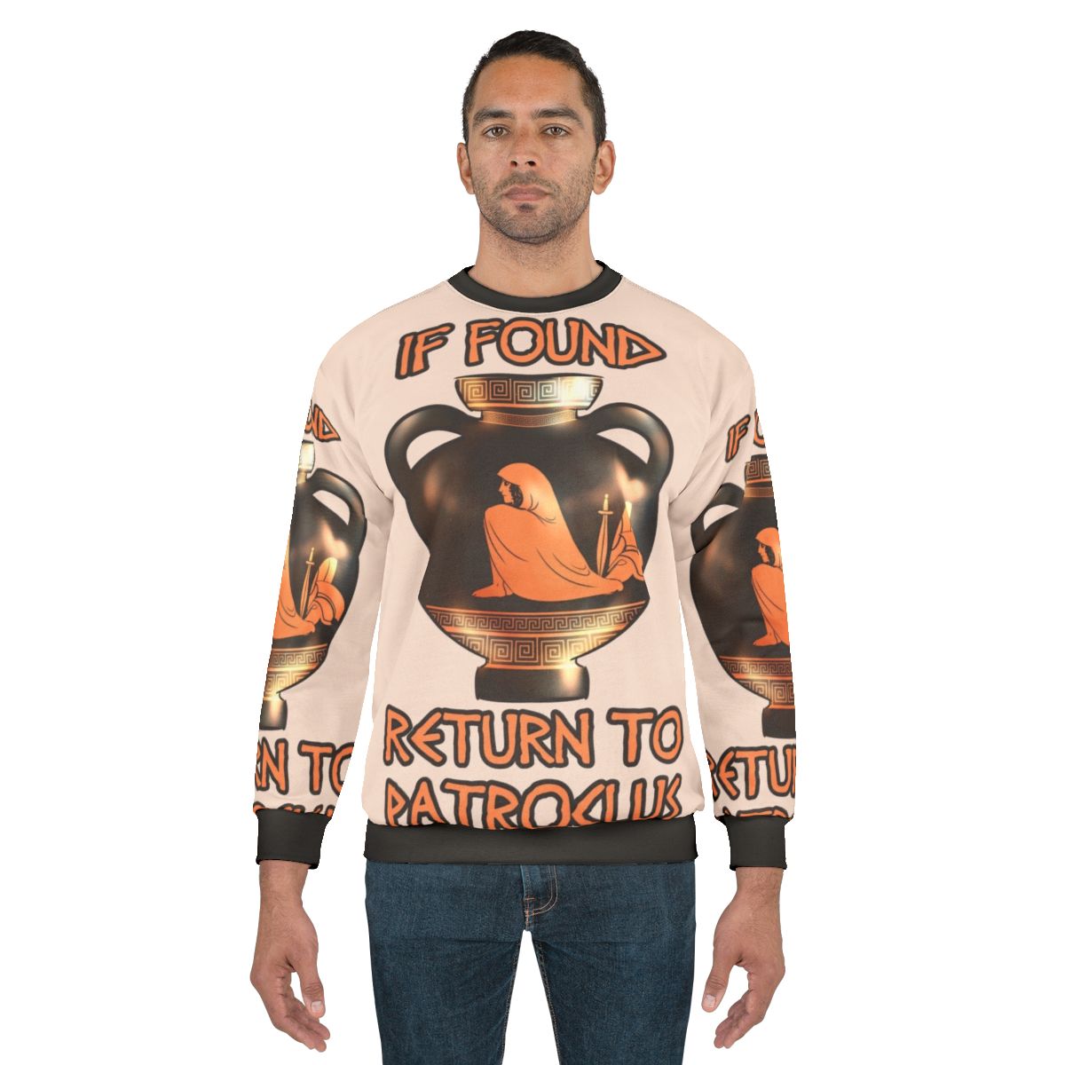 "Achilles and Patroclus Greek Mythology Sweatshirt"