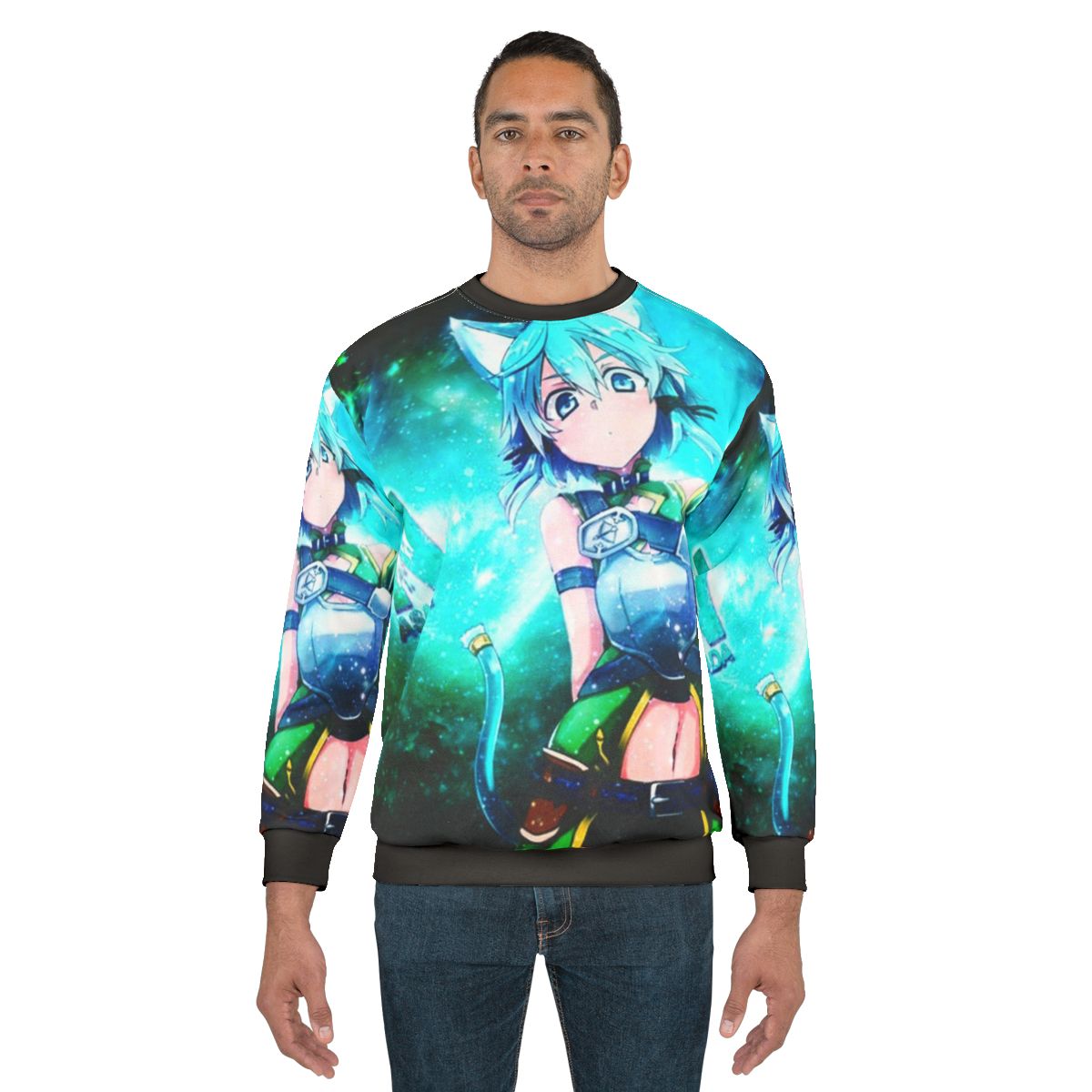Sinon Cat Anime Sweatshirt
