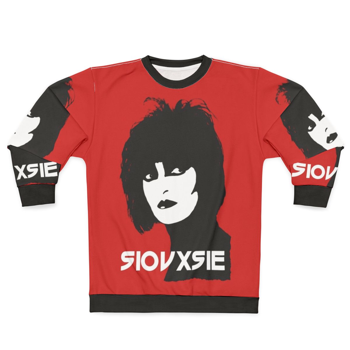 Siouxsie Gothic Post Punk Sweatshirt with Siouxsie Sioux Graphic