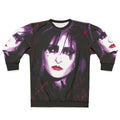 Siouxsie Sioux Inspired Red Light Goth Sweatshirt