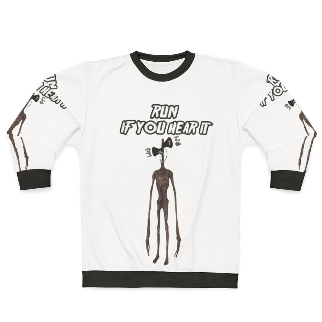 Siren Head Villain Sweatshirt with Creepy Monster Design
