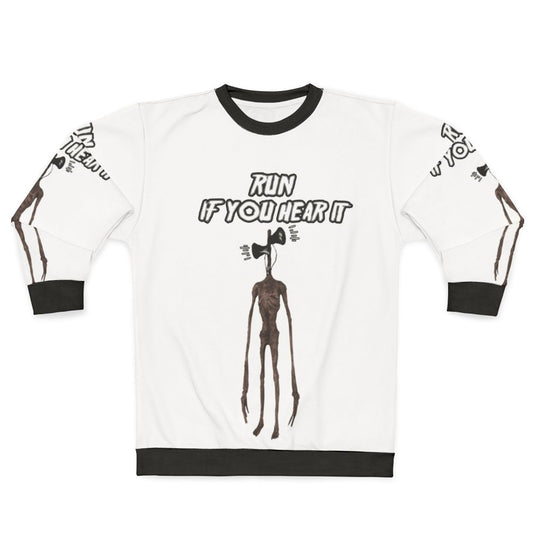 Siren Head Villain Sweatshirt with Creepy Monster Design