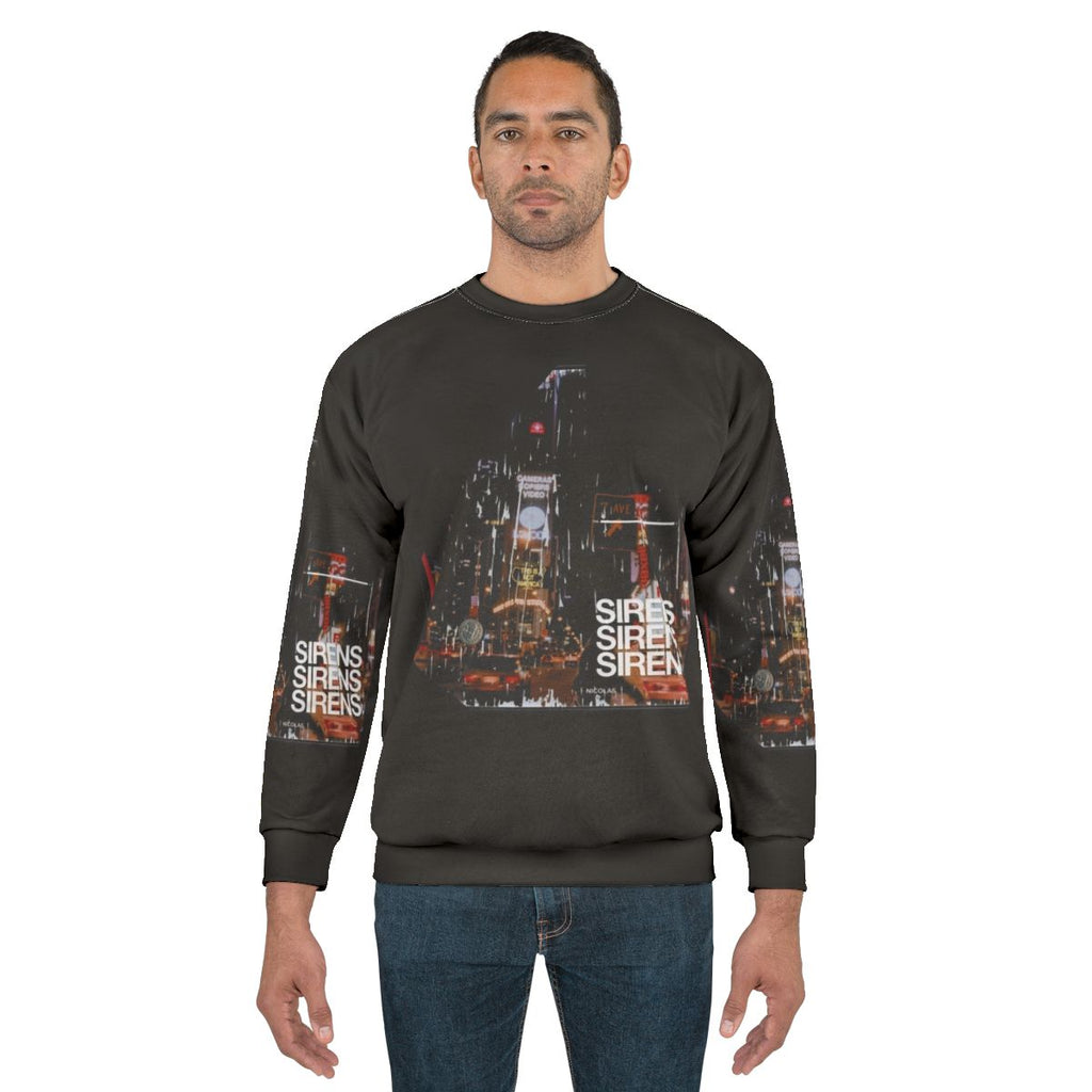 Sirens Sweatshirt featuring ambient and electronic music inspired design