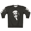 Satanic Sweatshirt with Corpse Paint and Nun Design