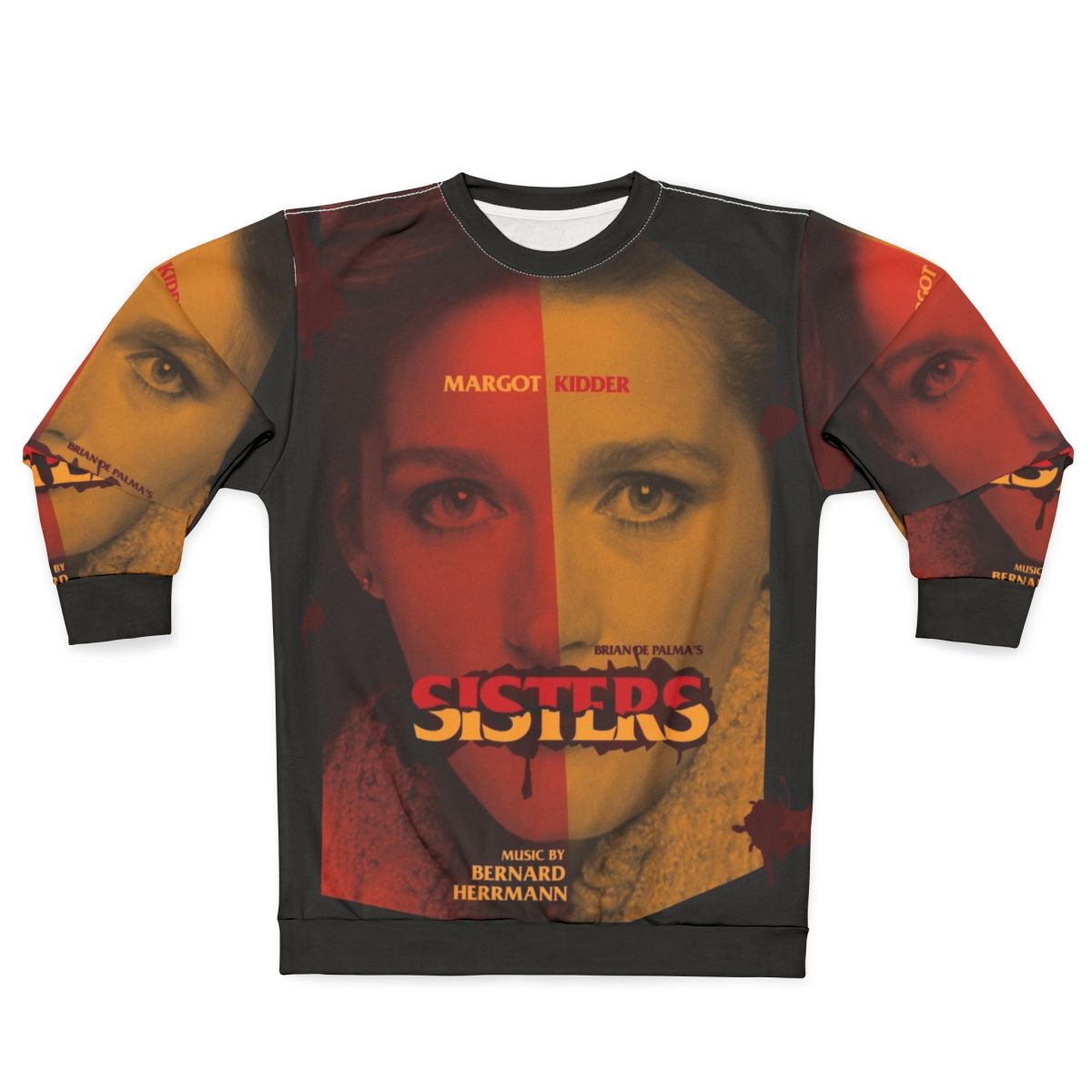 Brian De Palma's Sisters psychological horror thriller movie sweatshirt