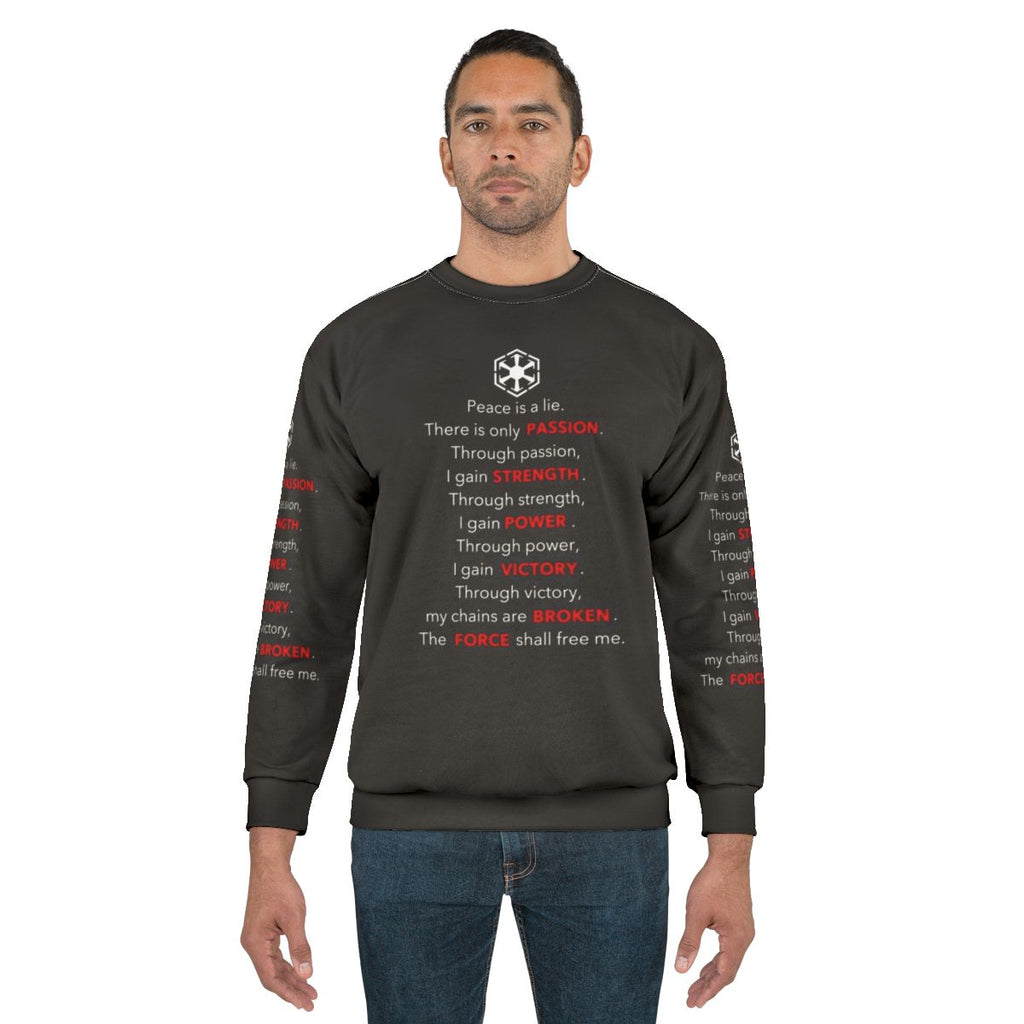 Sith Code Sweatshirt 2 - Star Wars Inspired Sith Attire