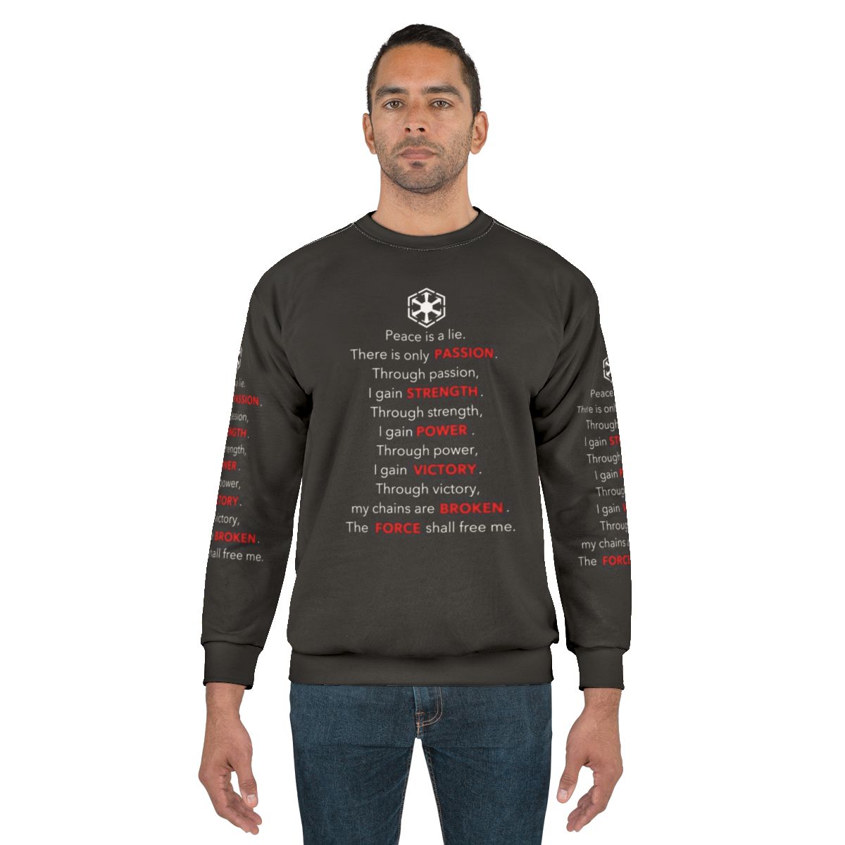 Sith Code Sweatshirt 2 - Star Wars Inspired Sith Attire