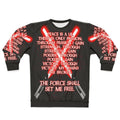 Sith Code Sweatshirt featuring Sith symbols and designs